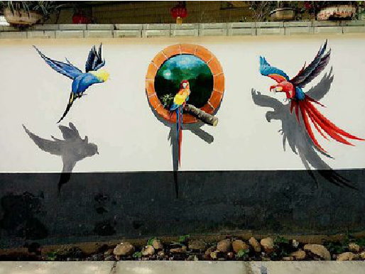 通山视觉错位-3D墙绘设计