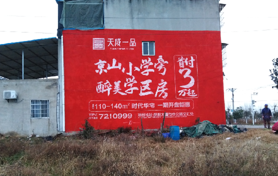 通山墙体彩绘宣传效果如何？