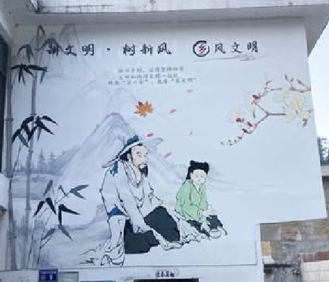 通山分享几个墙绘保养知识。