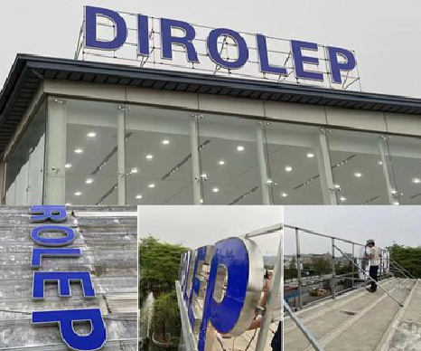 通山楼顶发光字安装的注意事项。